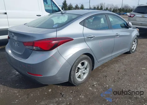2015 Hyundai Elantra Se из США, поврежденный, VIN 5NPDH4AE2FH652478